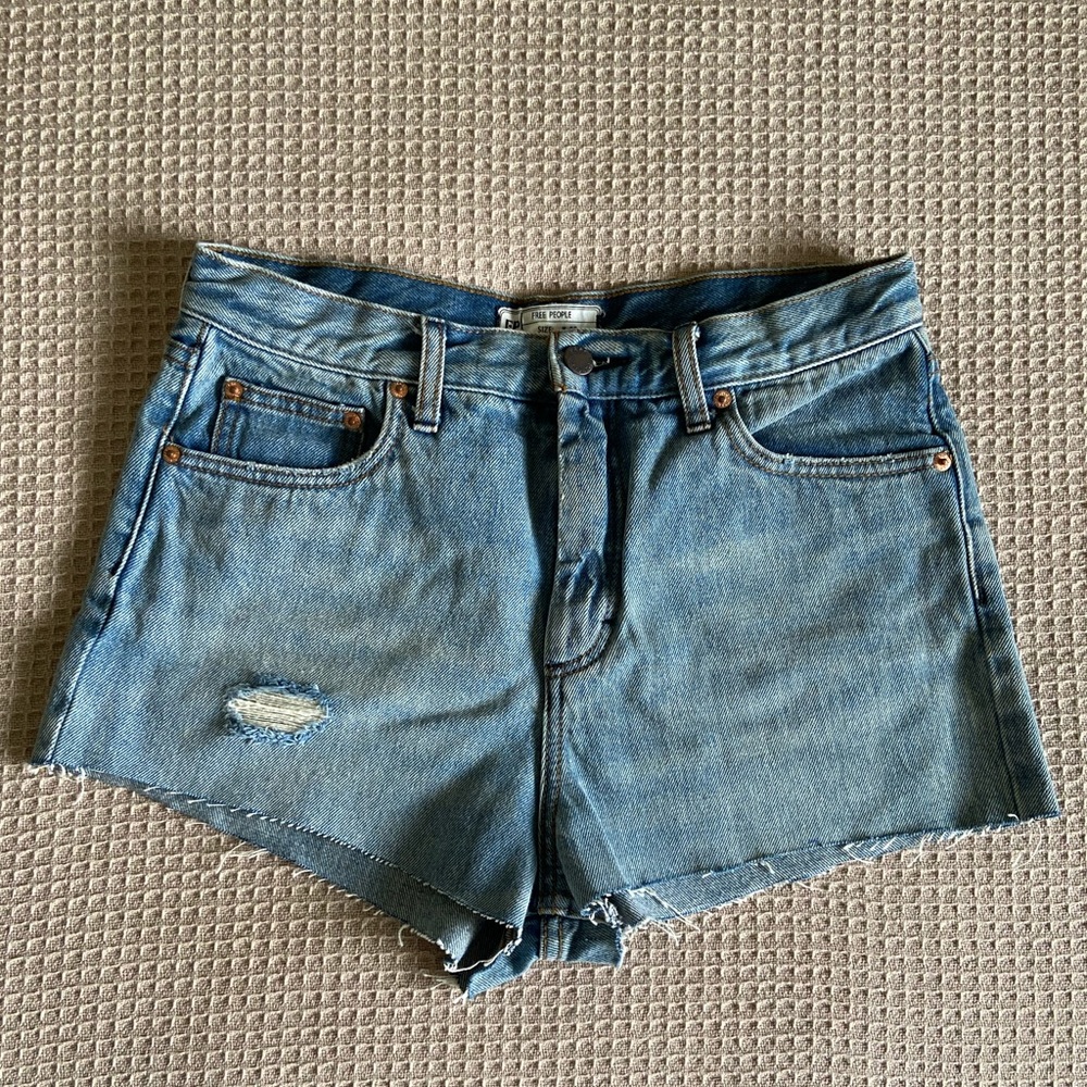 FREE PEOPLE denim shorts